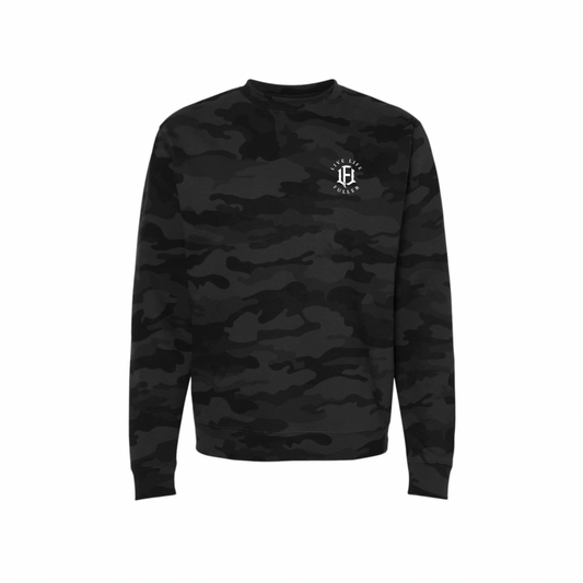 UNISEX BLACK CAMO SWEATSHIRT