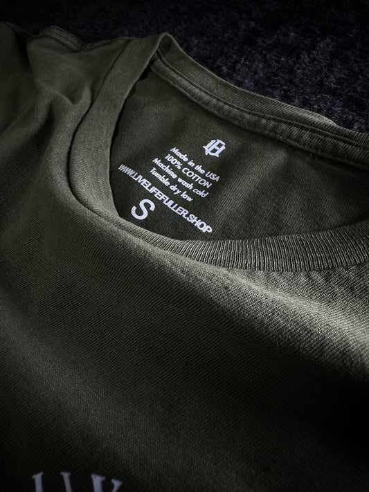 PREMIUM HEAVYWEIGHT TEE - VINTAGE OLIVE