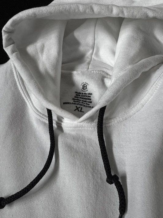 50/50 HOODIE - WHITE