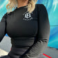 WOMEN'S ACTIVEWEAR LONGSLEEVE - BLACK