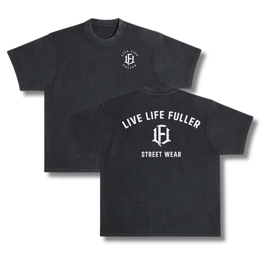 PREMIUM HEAVYWEIGHT TEE - FADED BLACK