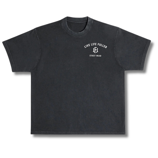 PREMIUM HEAVYWEIGHT TEE - FADED BLACK