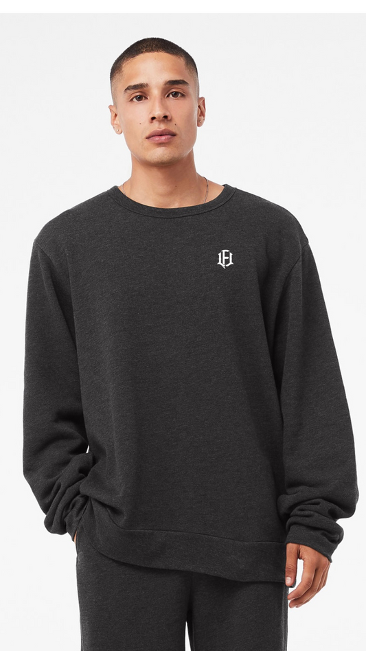 MEN'S FLEECE SWEATSHIRT - GREY HEATHER