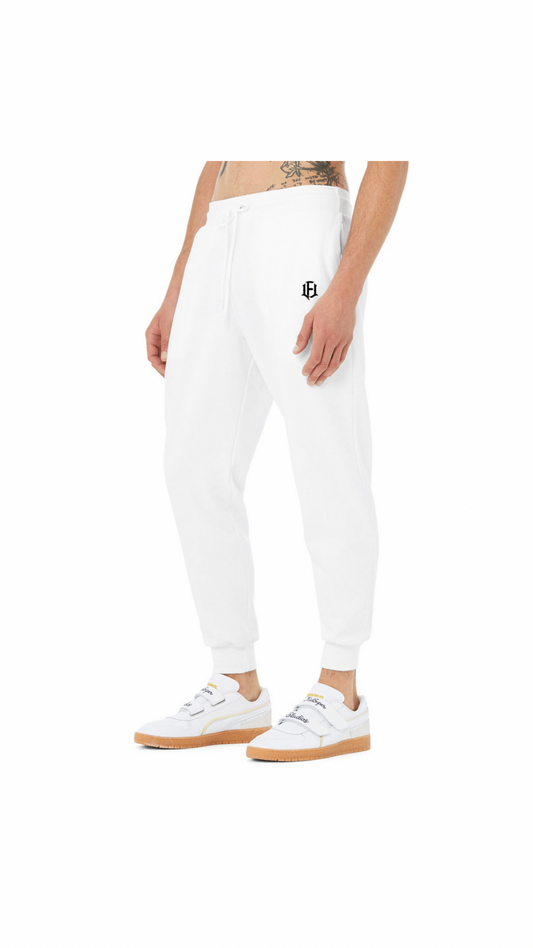 UNISEX JOGGERS - WHITE