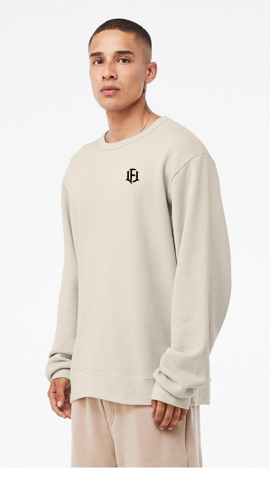 MEN'S FLEECE SWEATSHIRT - SANDSTONE