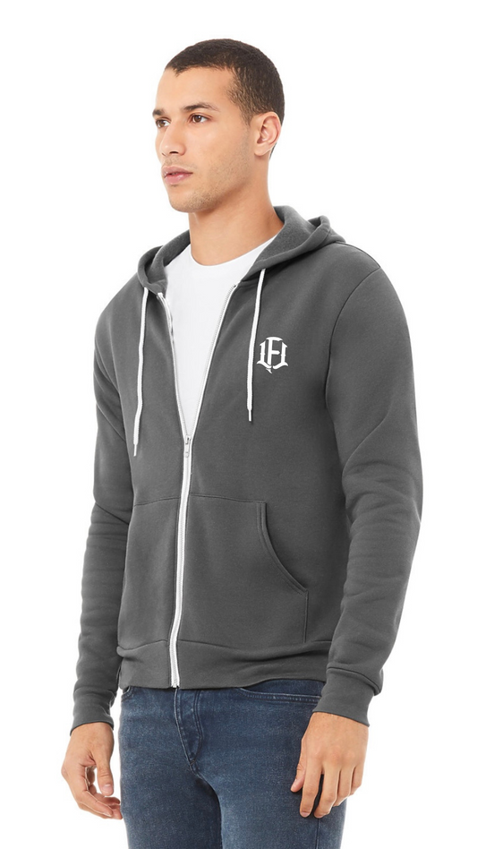 MEN'S FLEECE HOODIE - ASPHALT